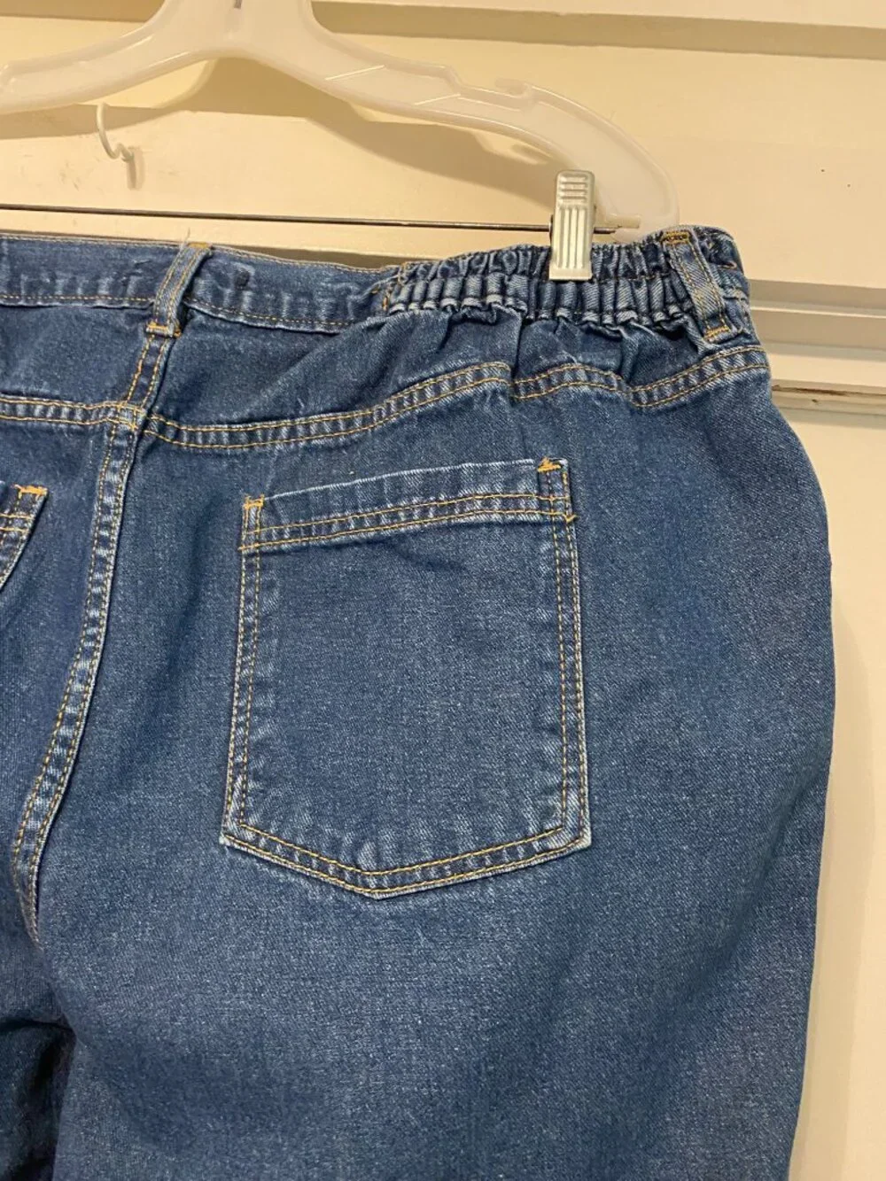 Woman Within, stretch waist, dark wash, jean capri/ankle pants, size 22WP